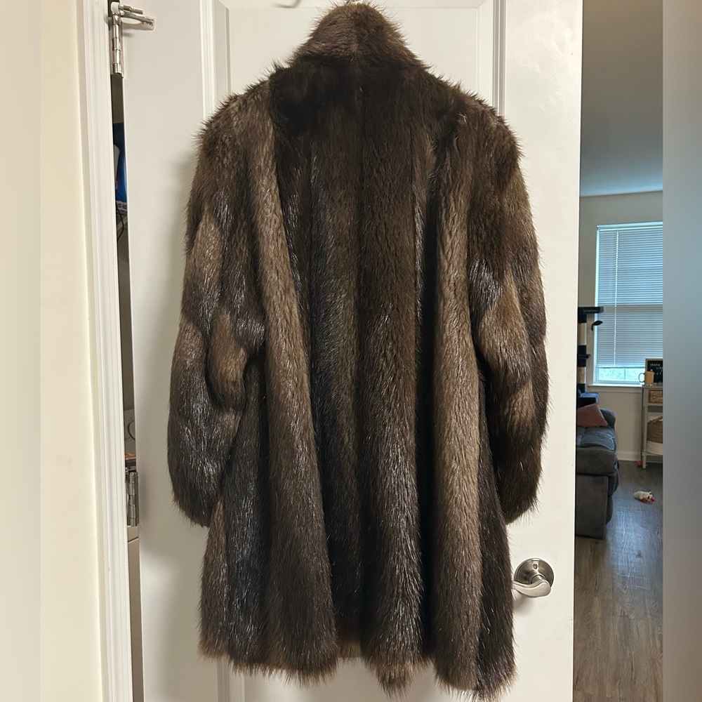 The fur vault at Macys fur coat